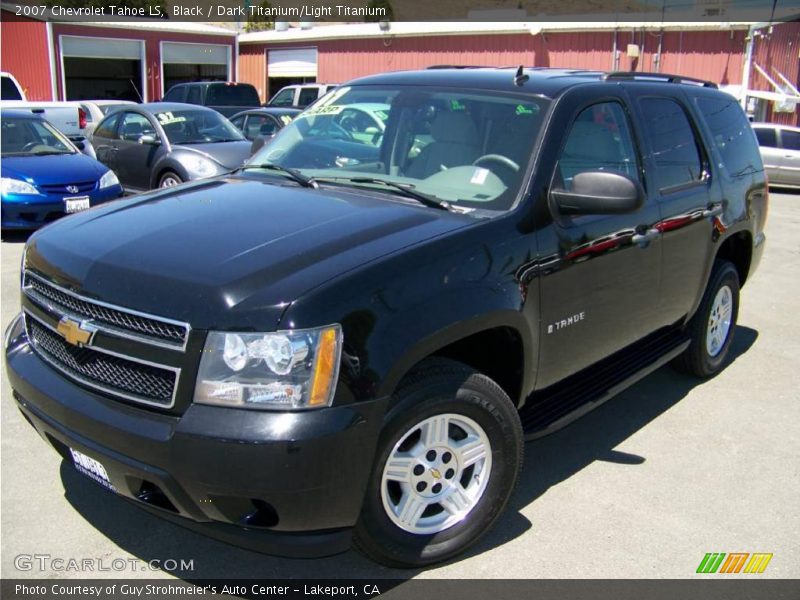Black / Dark Titanium/Light Titanium 2007 Chevrolet Tahoe LS