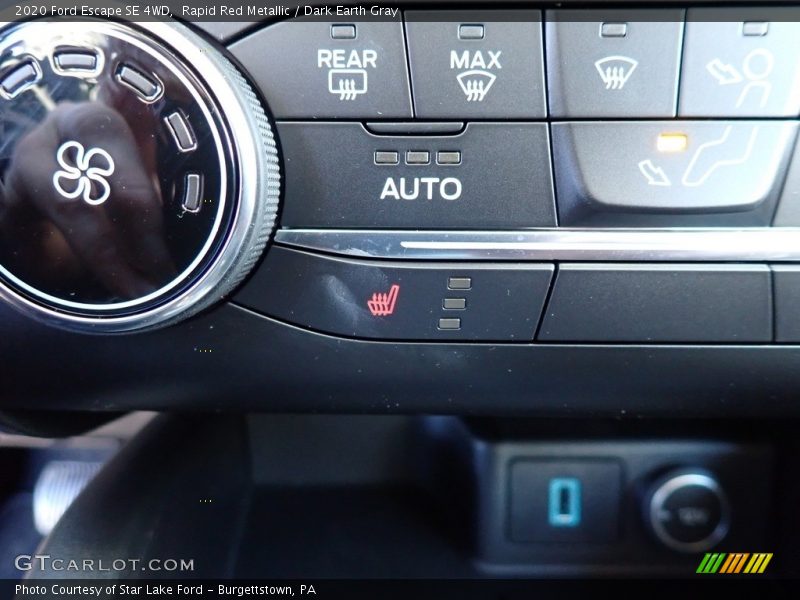 Rapid Red Metallic / Dark Earth Gray 2020 Ford Escape SE 4WD