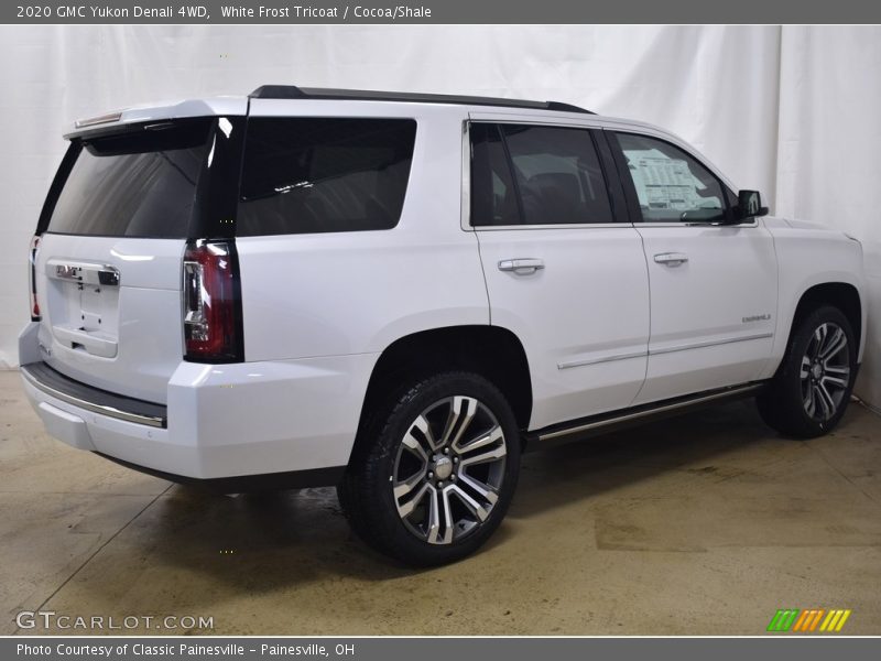 White Frost Tricoat / Cocoa/Shale 2020 GMC Yukon Denali 4WD