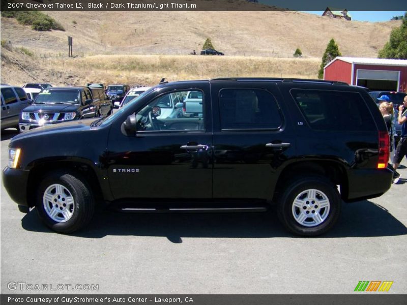 Black / Dark Titanium/Light Titanium 2007 Chevrolet Tahoe LS