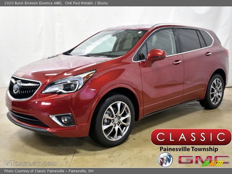 Chili Red Metallic / Ebony 2020 Buick Envision Essence AWD