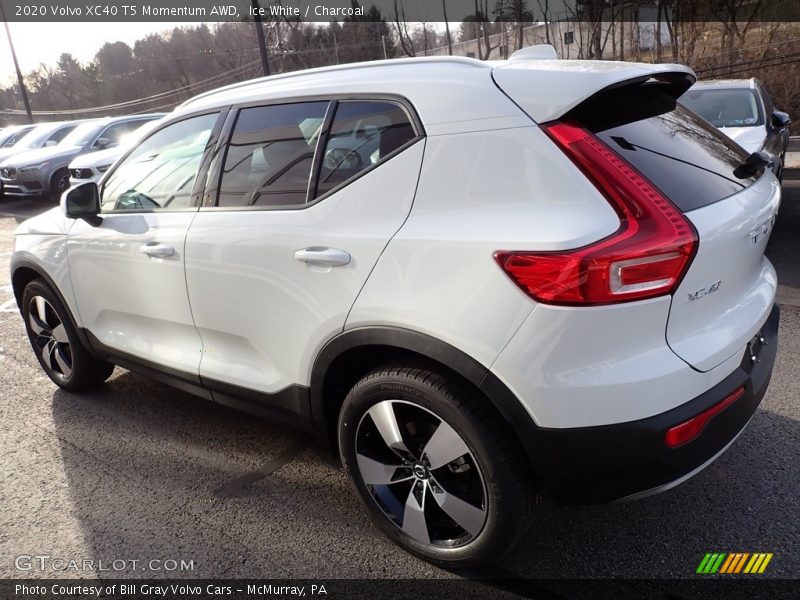 Ice White / Charcoal 2020 Volvo XC40 T5 Momentum AWD