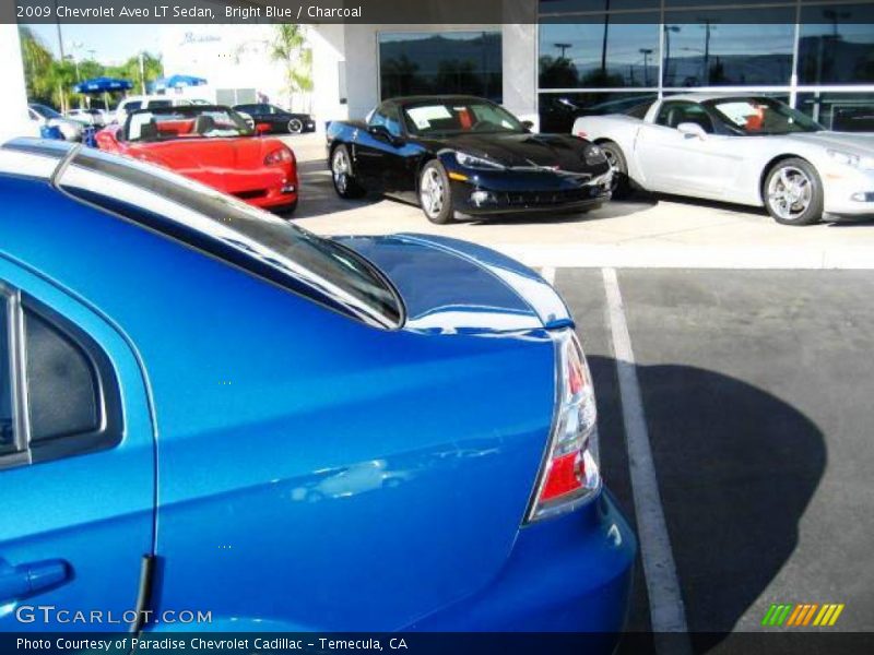 Bright Blue / Charcoal 2009 Chevrolet Aveo LT Sedan