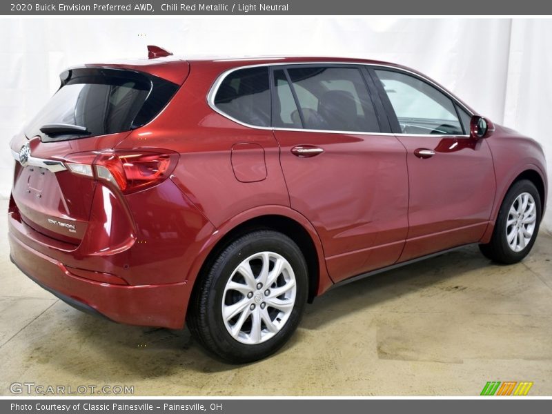 Chili Red Metallic / Light Neutral 2020 Buick Envision Preferred AWD