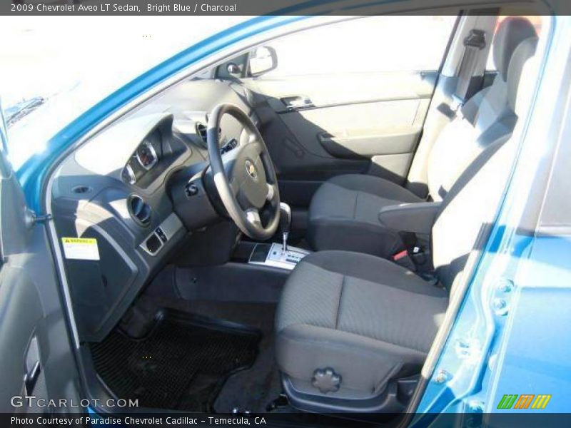 Bright Blue / Charcoal 2009 Chevrolet Aveo LT Sedan