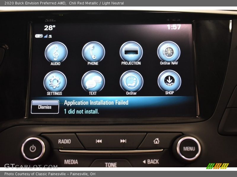 Chili Red Metallic / Light Neutral 2020 Buick Envision Preferred AWD