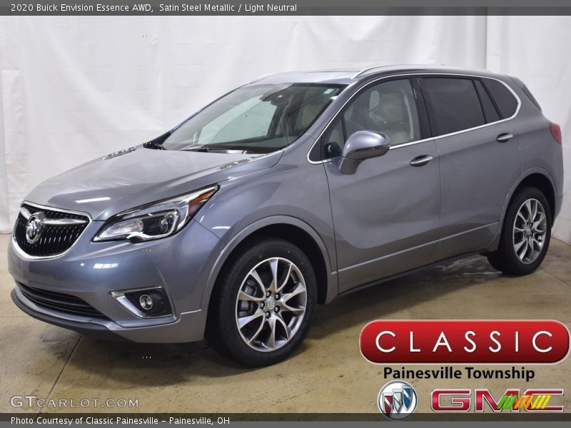 Satin Steel Metallic / Light Neutral 2020 Buick Envision Essence AWD