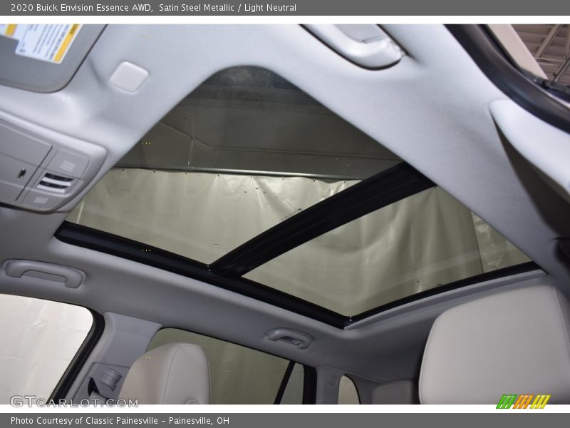 Satin Steel Metallic / Light Neutral 2020 Buick Envision Essence AWD
