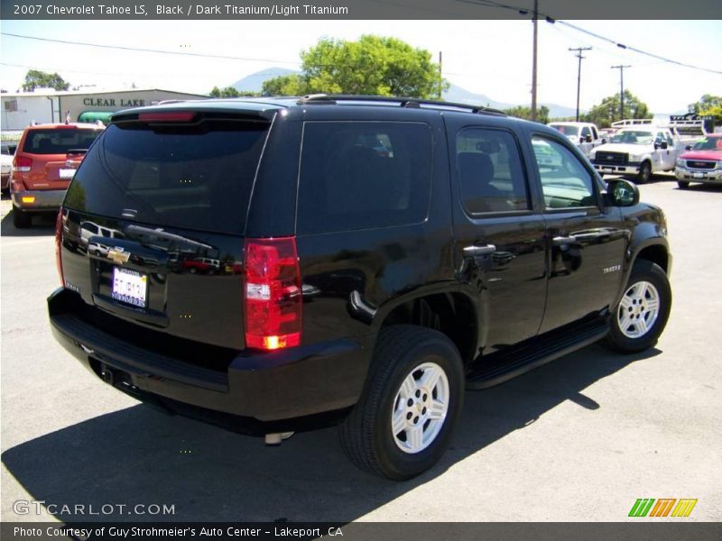 Black / Dark Titanium/Light Titanium 2007 Chevrolet Tahoe LS