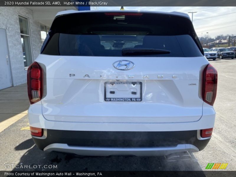 Hyper White / Black/Gray 2020 Hyundai Palisade SEL AWD