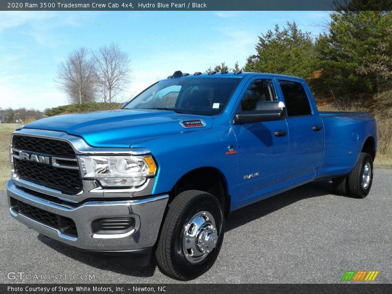 Hydro Blue Pearl / Black 2020 Ram 3500 Tradesman Crew Cab 4x4