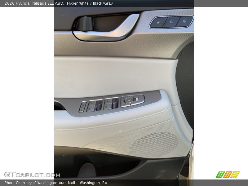 Hyper White / Black/Gray 2020 Hyundai Palisade SEL AWD