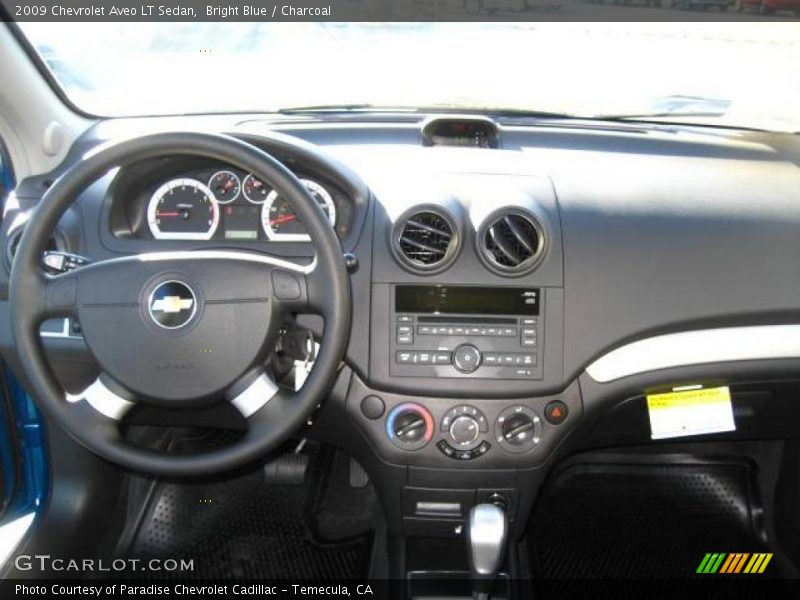 Bright Blue / Charcoal 2009 Chevrolet Aveo LT Sedan