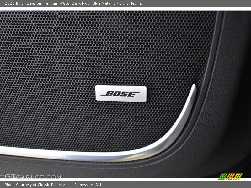 Dark Moon Blue Metallic / Light Neutral 2020 Buick Envision Premium AWD
