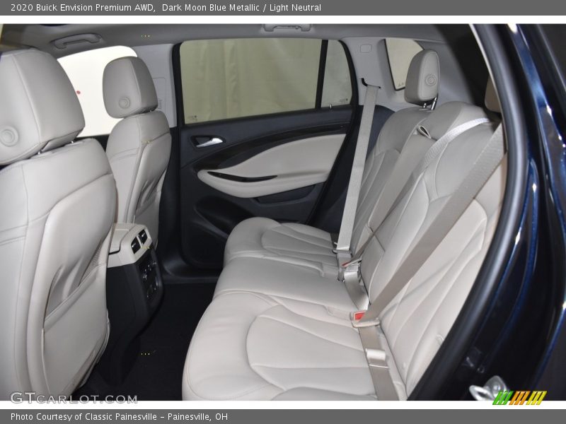 Dark Moon Blue Metallic / Light Neutral 2020 Buick Envision Premium AWD