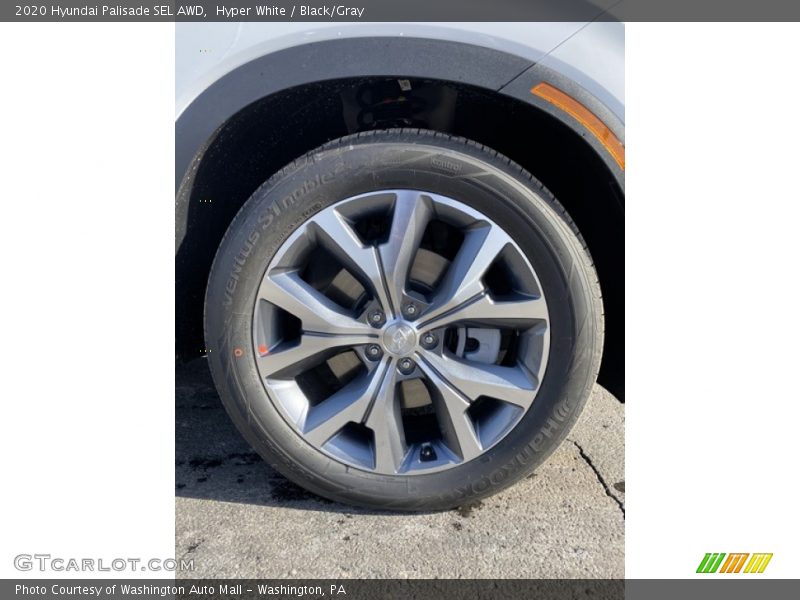 Hyper White / Black/Gray 2020 Hyundai Palisade SEL AWD