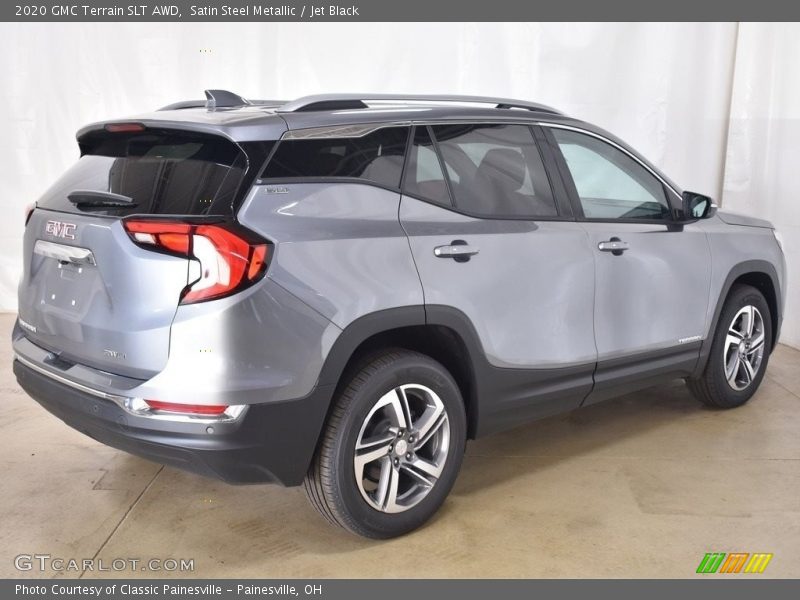 Satin Steel Metallic / Jet Black 2020 GMC Terrain SLT AWD