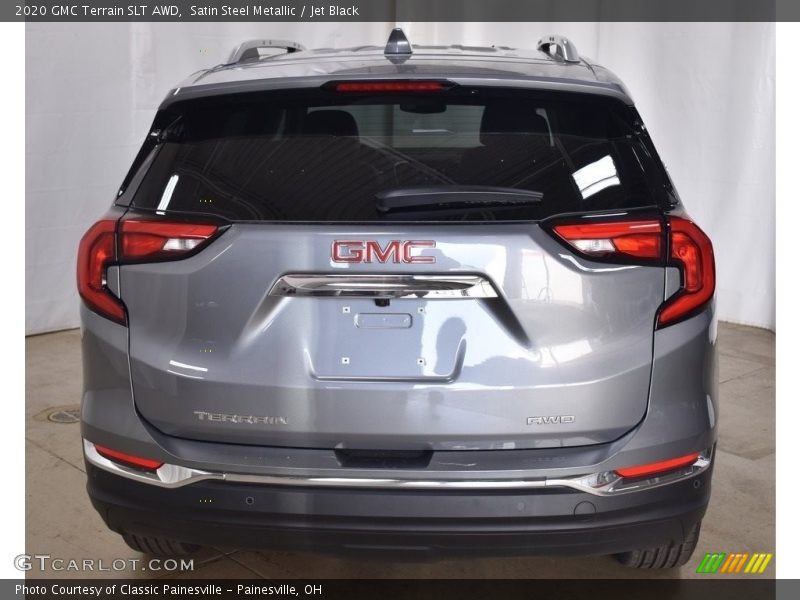 Satin Steel Metallic / Jet Black 2020 GMC Terrain SLT AWD