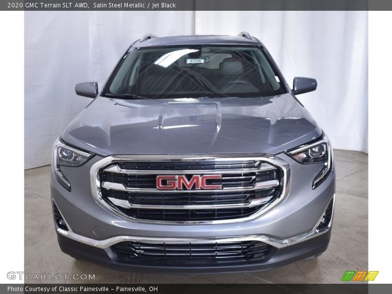 Satin Steel Metallic / Jet Black 2020 GMC Terrain SLT AWD