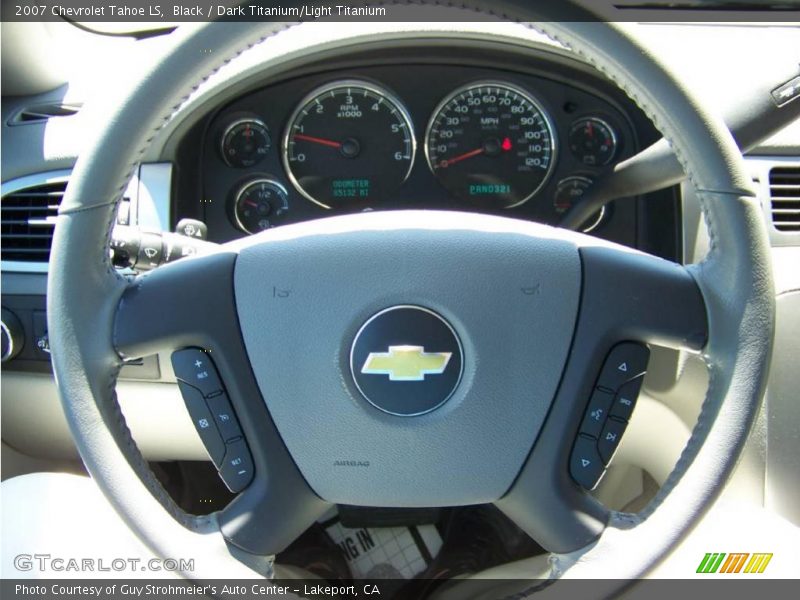 Black / Dark Titanium/Light Titanium 2007 Chevrolet Tahoe LS