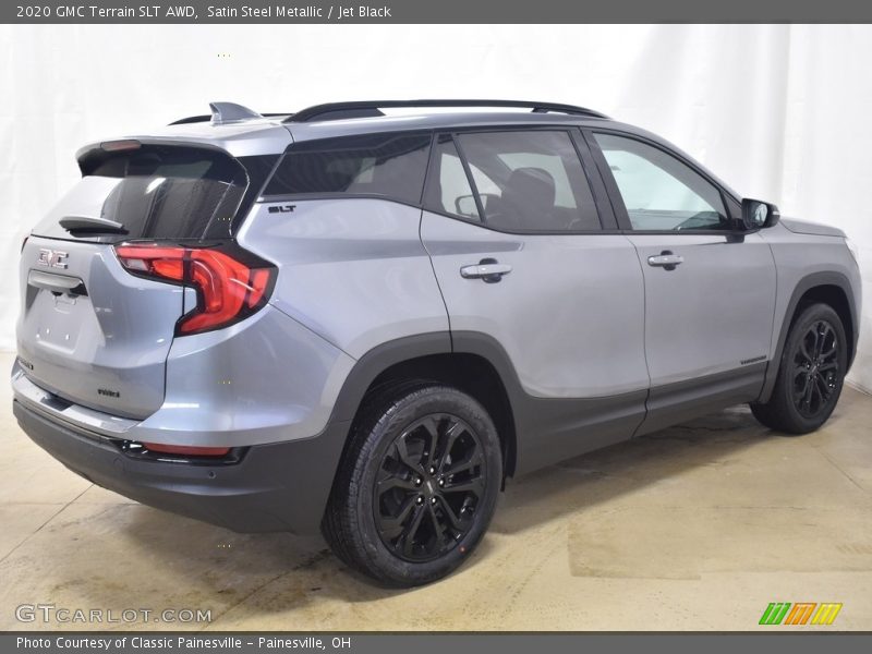 Satin Steel Metallic / Jet Black 2020 GMC Terrain SLT AWD