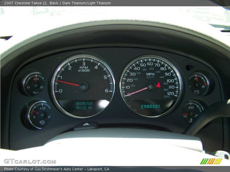 Black / Dark Titanium/Light Titanium 2007 Chevrolet Tahoe LS