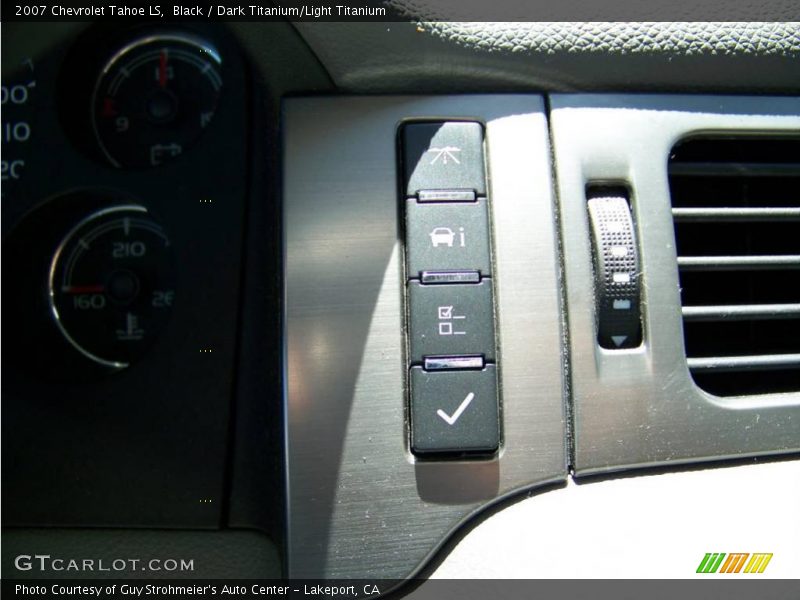 Black / Dark Titanium/Light Titanium 2007 Chevrolet Tahoe LS