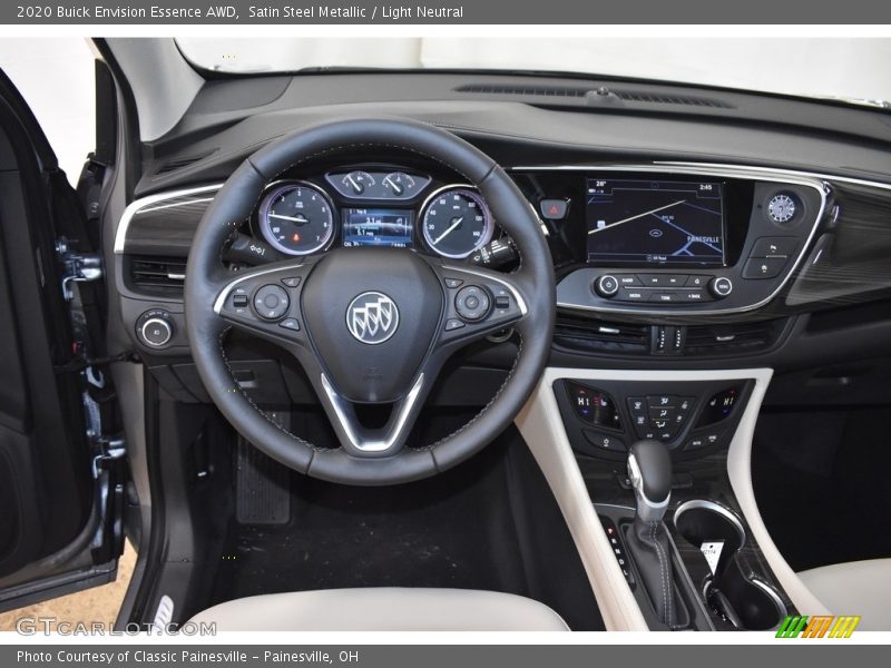 Satin Steel Metallic / Light Neutral 2020 Buick Envision Essence AWD