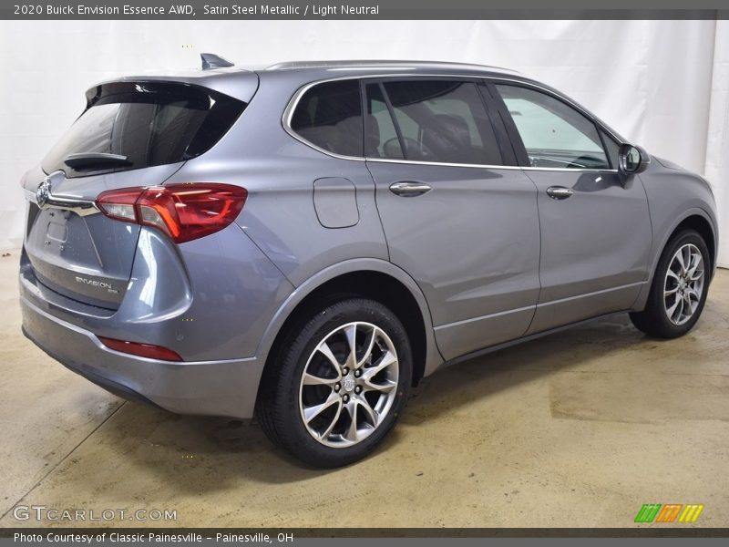 Satin Steel Metallic / Light Neutral 2020 Buick Envision Essence AWD