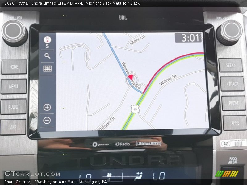 Midnight Black Metallic / Black 2020 Toyota Tundra Limited CrewMax 4x4