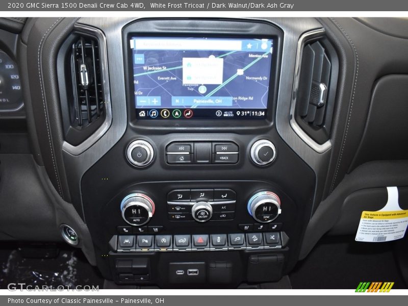 Controls of 2020 Sierra 1500 Denali Crew Cab 4WD