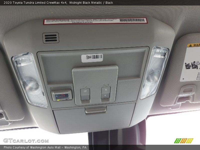 Midnight Black Metallic / Black 2020 Toyota Tundra Limited CrewMax 4x4