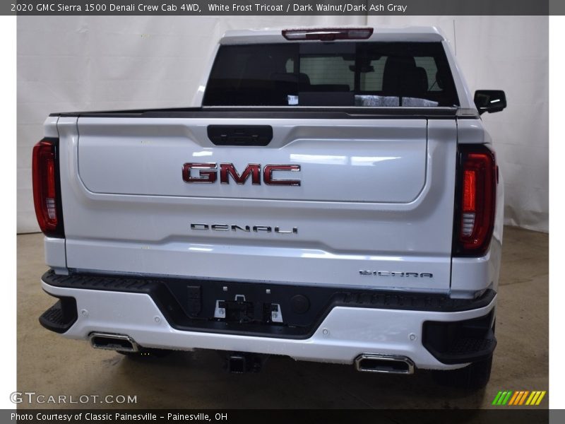 White Frost Tricoat / Dark Walnut/Dark Ash Gray 2020 GMC Sierra 1500 Denali Crew Cab 4WD