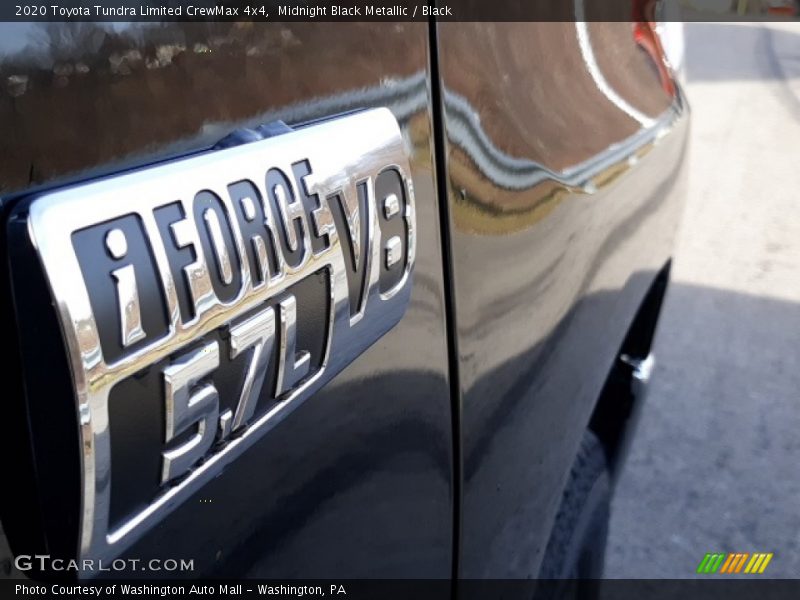 Midnight Black Metallic / Black 2020 Toyota Tundra Limited CrewMax 4x4