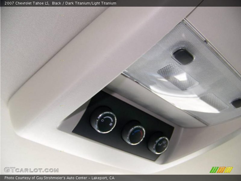 Black / Dark Titanium/Light Titanium 2007 Chevrolet Tahoe LS
