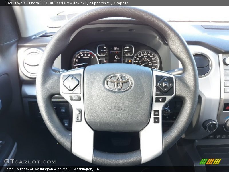 Super White / Graphite 2020 Toyota Tundra TRD Off Road CrewMax 4x4