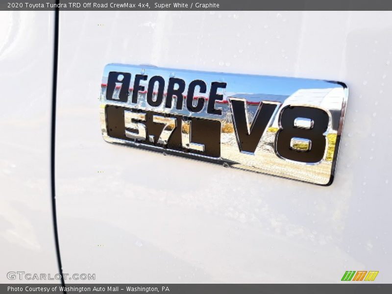 Super White / Graphite 2020 Toyota Tundra TRD Off Road CrewMax 4x4