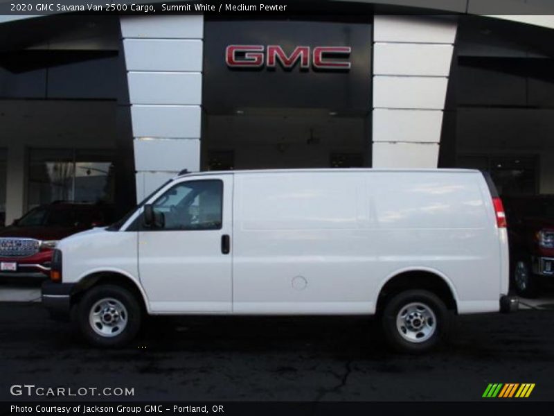 Summit White / Medium Pewter 2020 GMC Savana Van 2500 Cargo