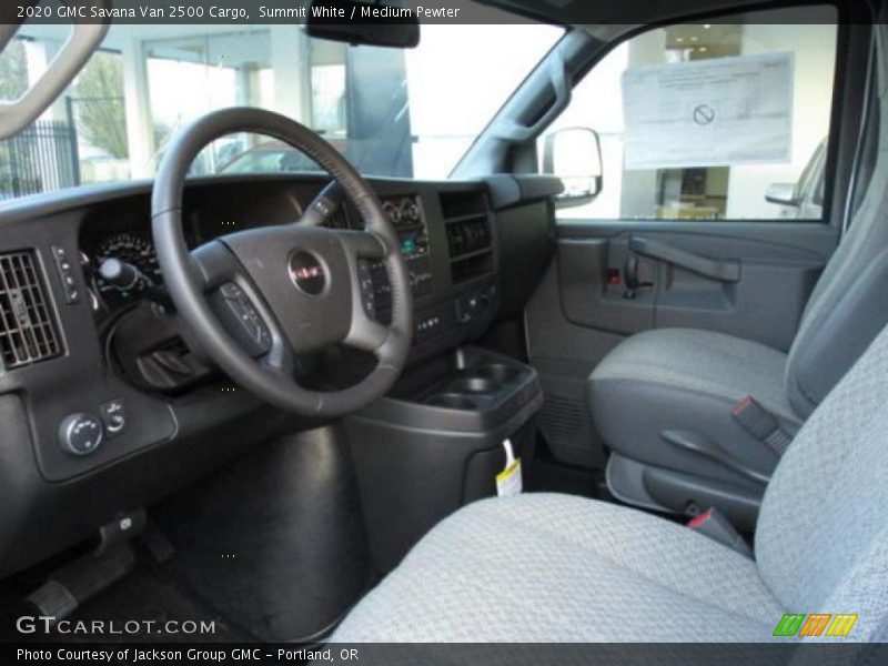 Summit White / Medium Pewter 2020 GMC Savana Van 2500 Cargo