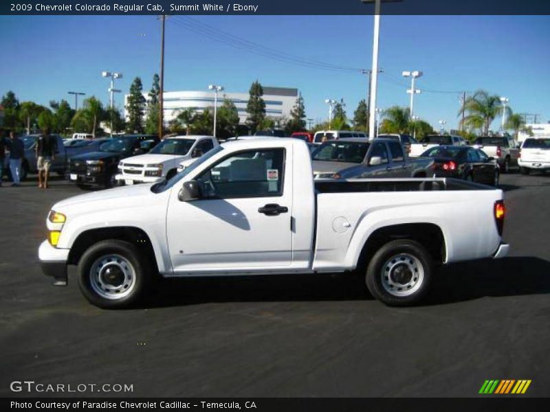 Summit White / Ebony 2009 Chevrolet Colorado Regular Cab