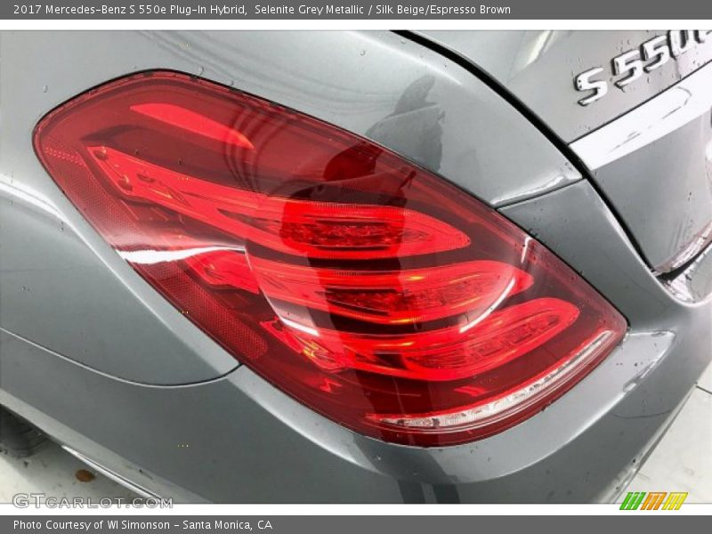 Selenite Grey Metallic / Silk Beige/Espresso Brown 2017 Mercedes-Benz S 550e Plug-In Hybrid