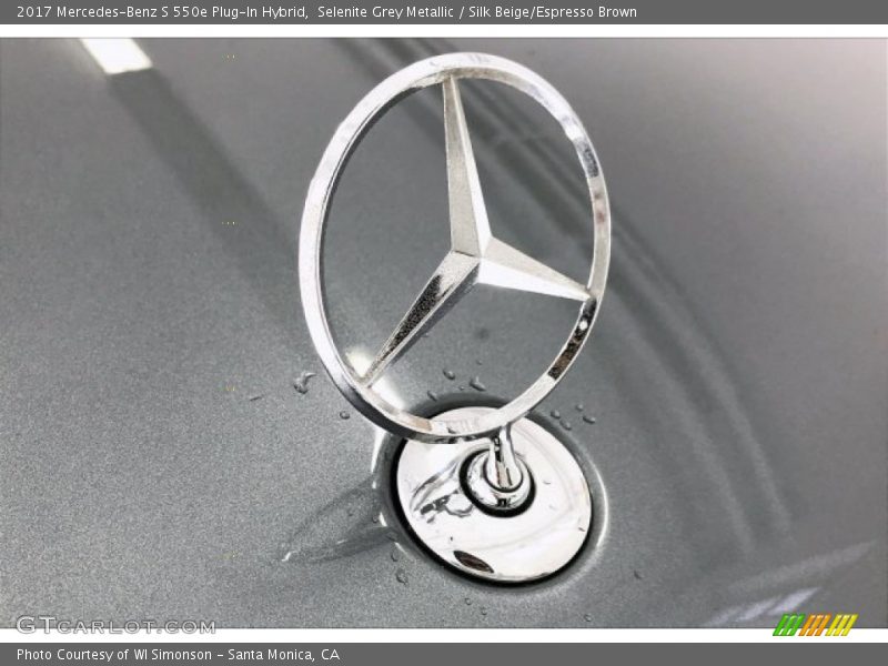 Selenite Grey Metallic / Silk Beige/Espresso Brown 2017 Mercedes-Benz S 550e Plug-In Hybrid