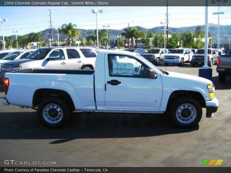 Summit White / Ebony 2009 Chevrolet Colorado Regular Cab