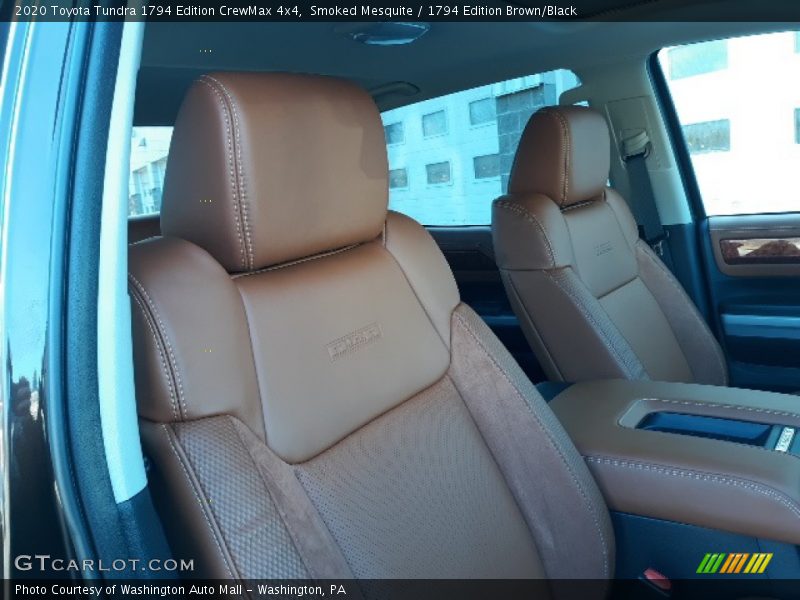 Front Seat of 2020 Tundra 1794 Edition CrewMax 4x4