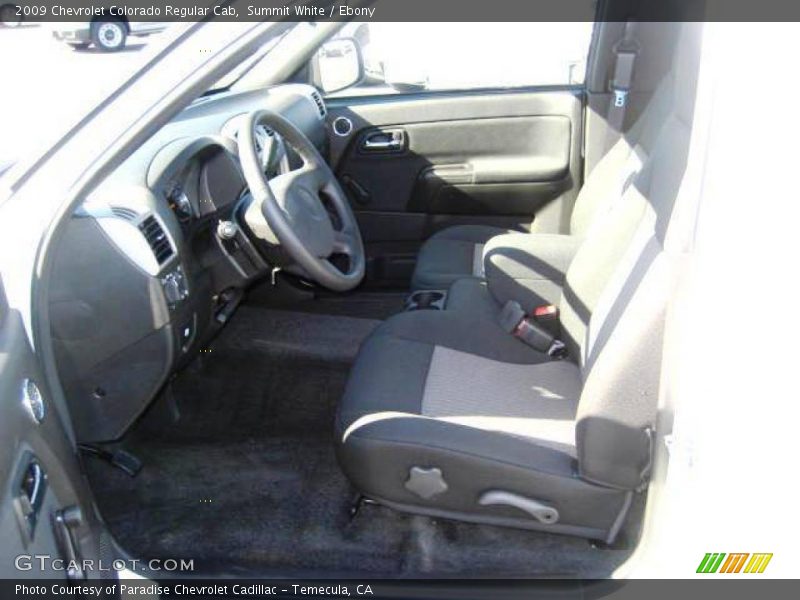 Summit White / Ebony 2009 Chevrolet Colorado Regular Cab