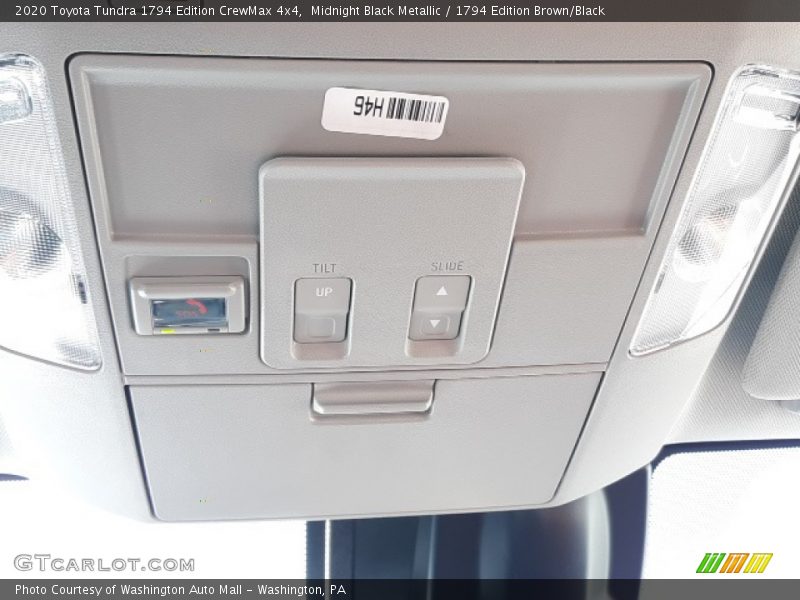 Midnight Black Metallic / 1794 Edition Brown/Black 2020 Toyota Tundra 1794 Edition CrewMax 4x4