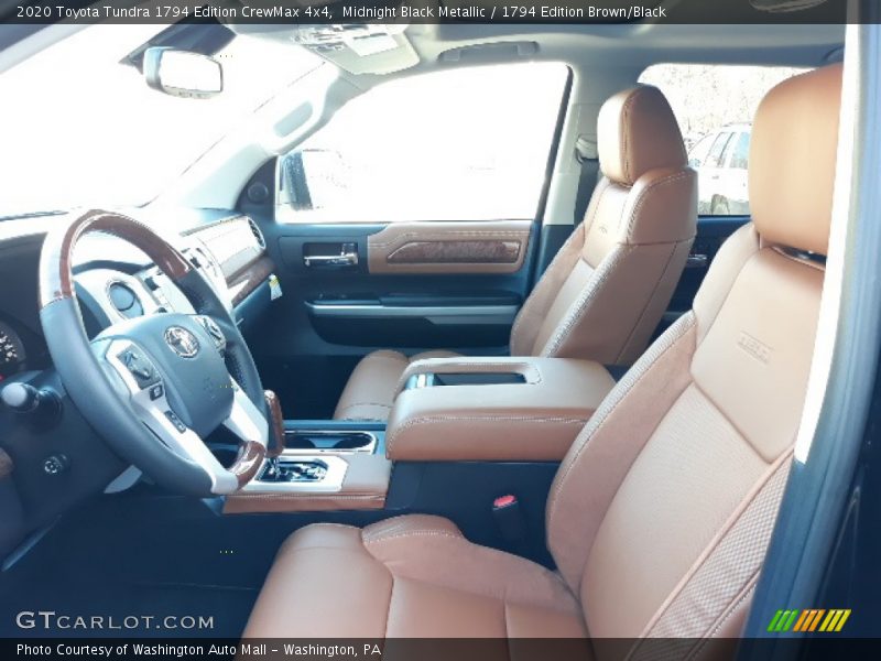 Midnight Black Metallic / 1794 Edition Brown/Black 2020 Toyota Tundra 1794 Edition CrewMax 4x4