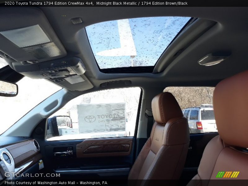 Midnight Black Metallic / 1794 Edition Brown/Black 2020 Toyota Tundra 1794 Edition CrewMax 4x4