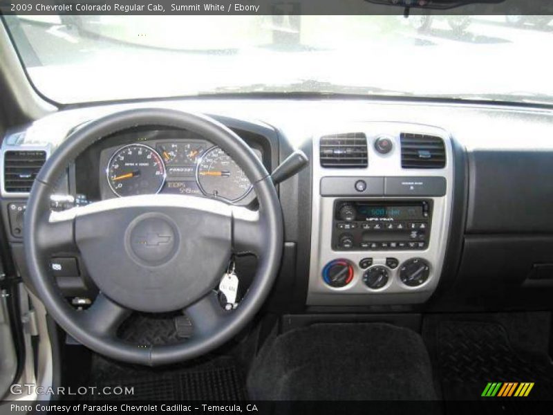 Summit White / Ebony 2009 Chevrolet Colorado Regular Cab