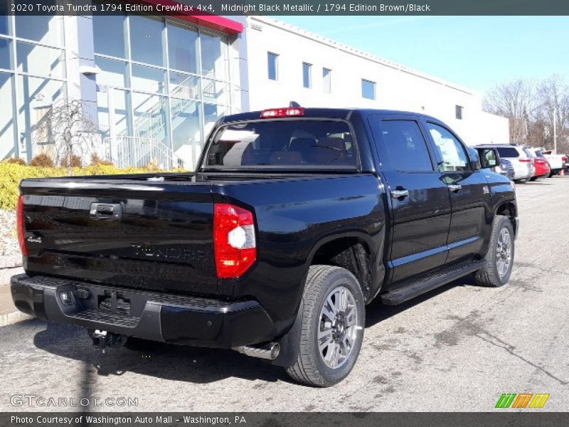 Midnight Black Metallic / 1794 Edition Brown/Black 2020 Toyota Tundra 1794 Edition CrewMax 4x4